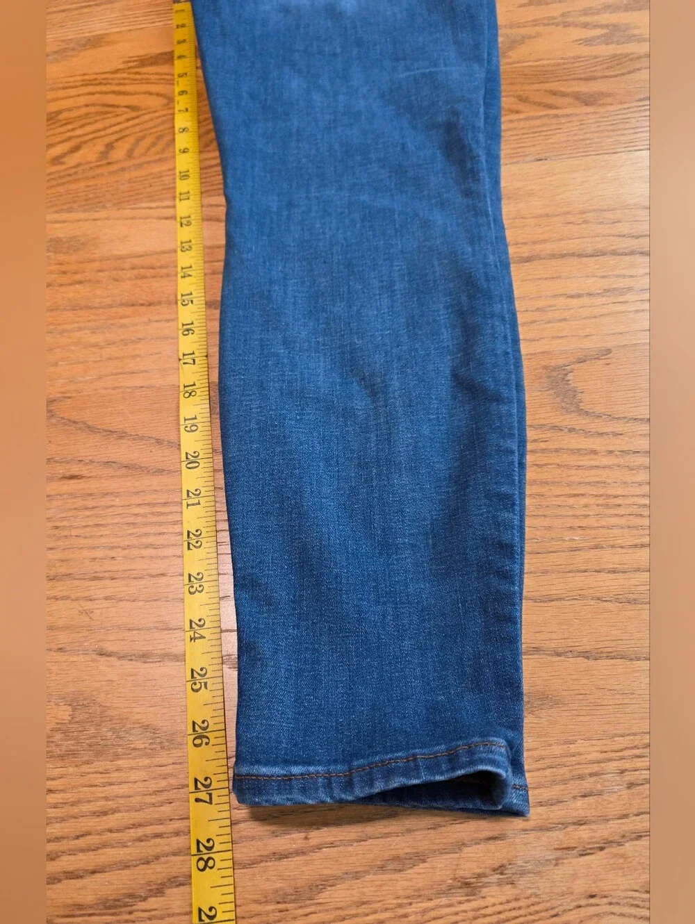 J. Crew Toothpick Skinny Jeans Size 31 Women Mid Wash Stretch Blue Denim Pants